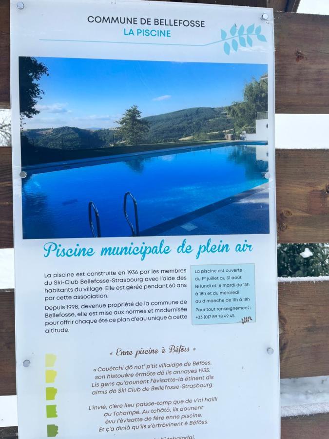 Gîte de montagne -Bellefosse Alsace Exterior foto